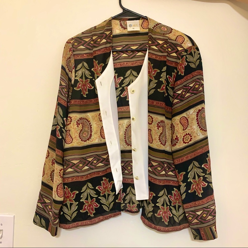 Sixth Sense Lightweight Patterned Blouse